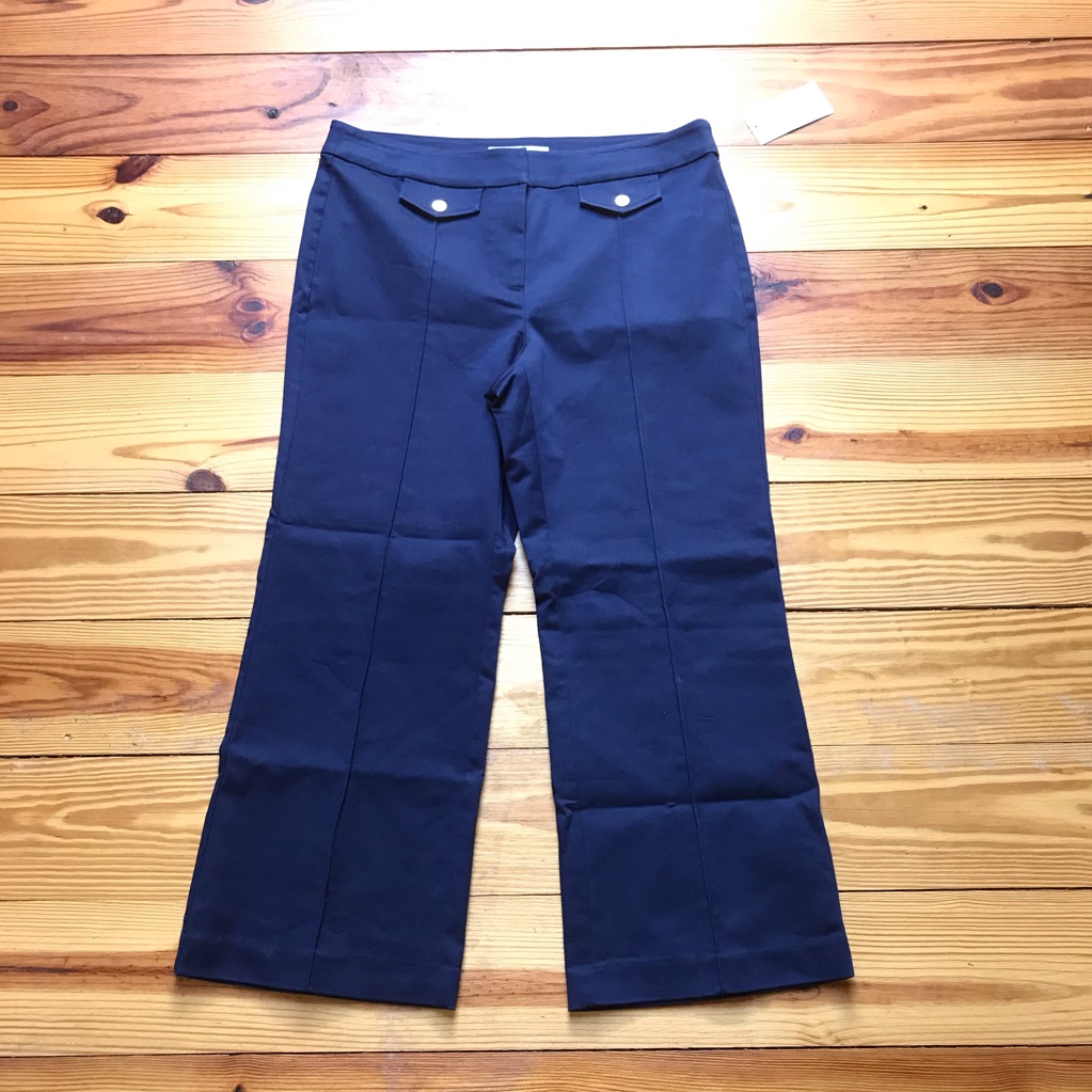 Michael By Michael Kors True Navy Pants, Nwt, 8